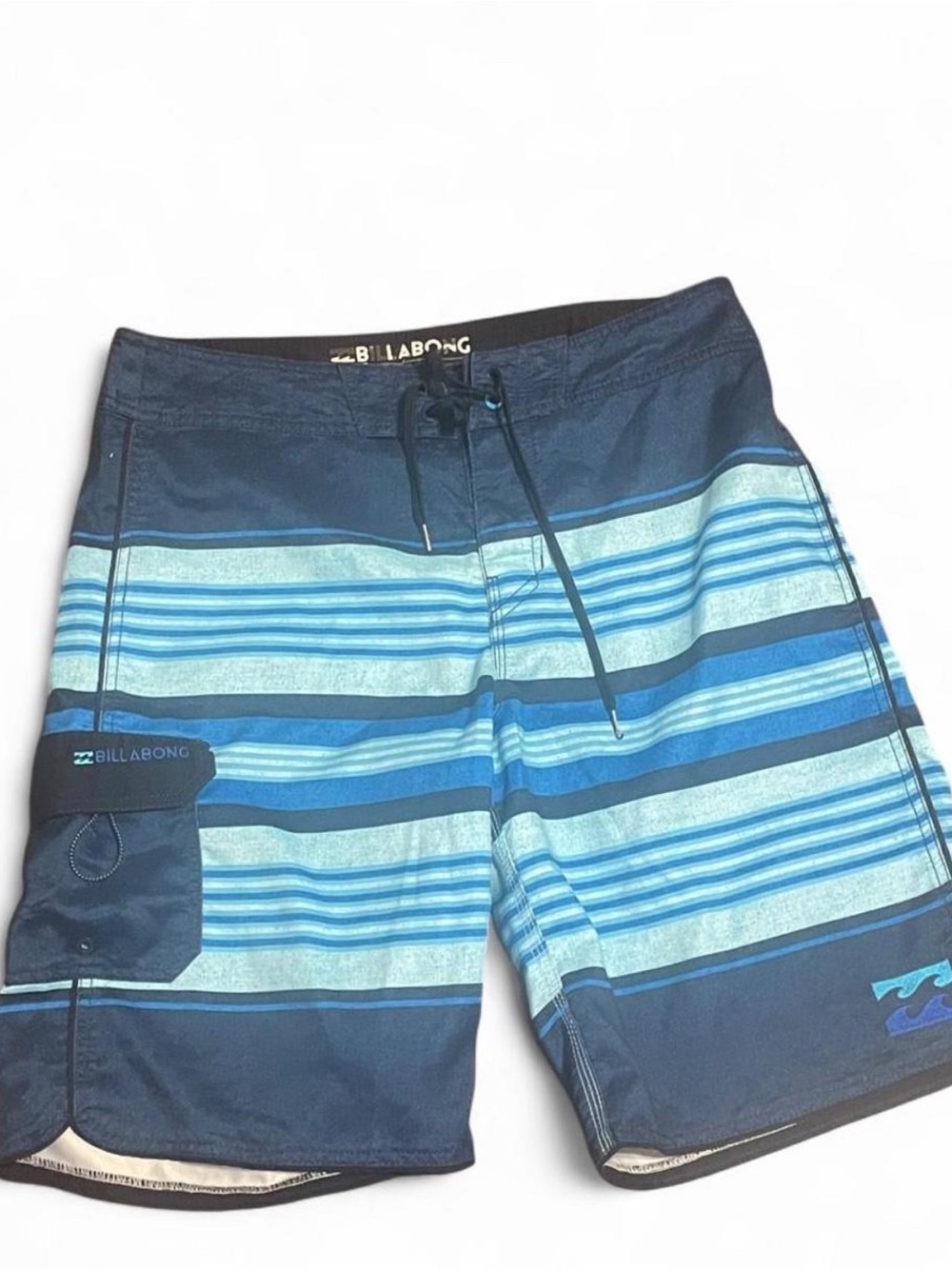 Billabong Blue Striped Board Shorts 🌊